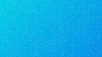 Abstract geometric background of circles. Blue pixel background with empty space. Vector illustration.