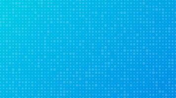 Abstract geometric background of circles. Blue pixel background with empty space. Vector illustration.