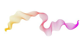 Abstract backdrop with wave gradient lines vector