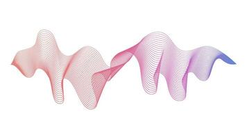 resumen fondo con ola degradado líneas vector