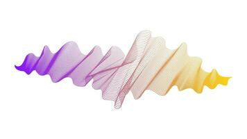 Abstract backdrop with wave gradient lines vector