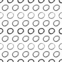 Seamless pattern with sketch circles shape vector