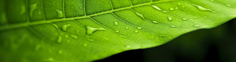 verde hoja naturaleza antecedentes. ai generado foto