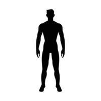 Body mass index colorful vector flat illustration isolated on white background. BMI male silhouette from underweight to extremely obese. Various man body with different weight