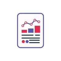 Business charts and graphs. Information profit analytics with diagram and businessmen conference with company development strategy and vector investment