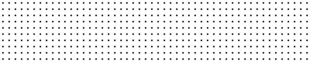 Grid from dots seamless pattern. Abstract blank white template with black lines for drafting and technical design with millimeter vector markings