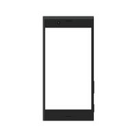 3d high quality vector mobile mockups. Ultra realistic smartphone. Device UI UX mockup for presentation template. Cellphone frame with blank screen isolated templates. 3d isometric illustration.