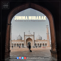 Jumma Mubarak Psd Template Social Media Post