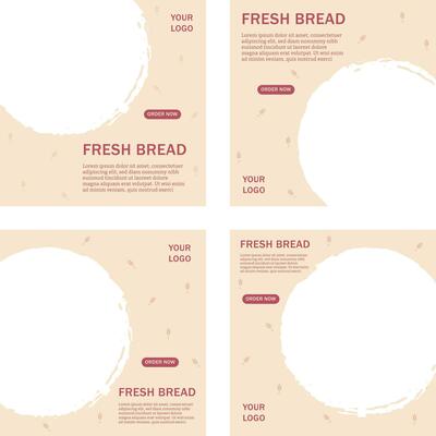 Fresh bread template