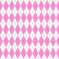 Seamless pattern with rhombuses in pink and white colors vector