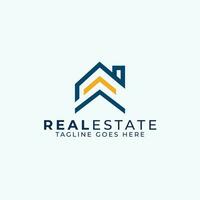 Real Estate Logo Design with Minimalist Style , Realtor logo Template vector