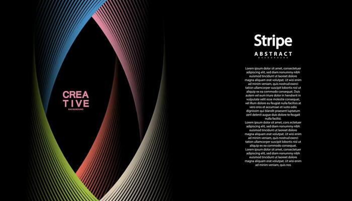Abstract colorful wave line vector background. Line curve modern design for your ideas, Banners, Placards, Posters. Eps10 vector template.