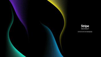 Abstract colorful wave line vector background. Line curve modern design for your ideas, Banners, Placards, Posters. Eps10 vector template.