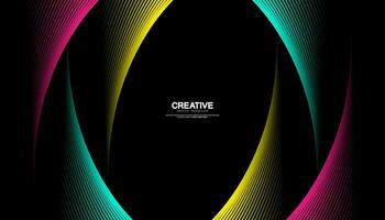 Abstract colorful wave line vector background. Line curve modern design for your ideas, Banners, Placards, Posters. Eps10 vector template.
