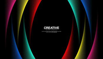 Abstract colorful wave line vector background. Line curve modern design for your ideas, Banners, Placards, Posters. Eps10 vector template.