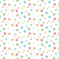 Polka dots colorful background. Holiday background, web icon, symbol, sign, romantic wedding, love card - vector abstract background