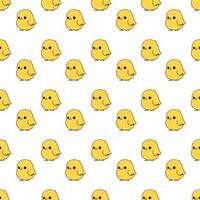 Cute seamless bird pattern design for decorating, backdrop, fabric, wallpaper and etc. vector