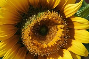 Sunflower. background. AI Generative Pro Photo