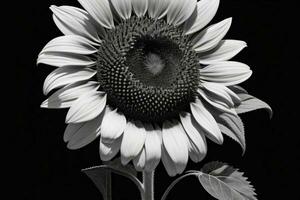 Sunflower. background. AI Generative Pro Photo