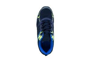 Blue sneaker on a white background. Sport shoes photo