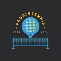Padel Tennis Vector Illustration Icon