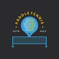 Padel Tennis Vector Illustration Icon