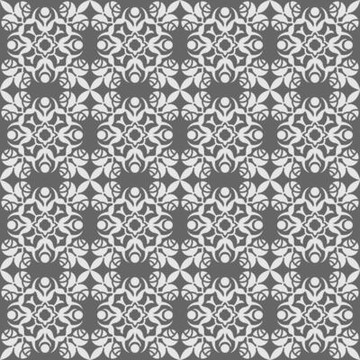 Vector damask seamless pattern element.