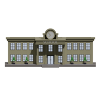 School Building Illustration png