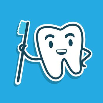 national brush day vector image illustration background