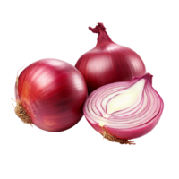 Fresh red onion Ai Generative png