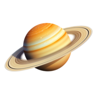 Saturn space planet Ai Generative png