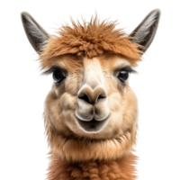 een lama dat is staand ai generatief png