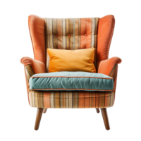 Furniture Wing chair Bed Ai Generative png