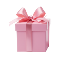 Pink gift box Ai Generative png