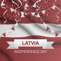 Latvia Independence Day background. vector
