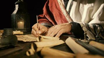 Historical correspondence in the Middle Ages. video