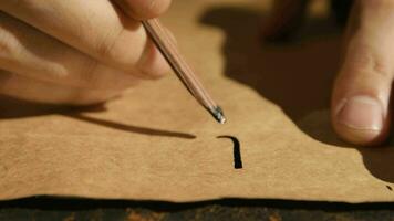 Handwriting in the Middle Ages. video