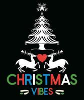 Christmas Vibes T-shirt design, Christmas Vector