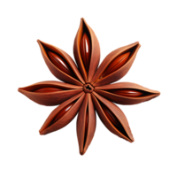 Top View Anise spice, ai generative png