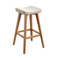 3D Bar Stool Chair, ai generative png