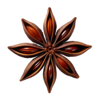 Top View Anise spice, ai generative png