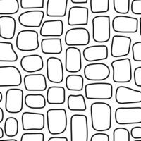 Abstract doodle seamless pattern. Vector hand drawn simple illustration. Freehand scribble pattern.