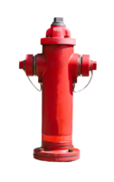 Red Fire Hydrant in a Meadow Photo png