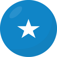 Somalia Flagge Kreis 3d Karikatur Stil. png