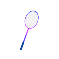 cute badminton rackets png