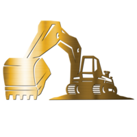 backhoe logo voor bouw png