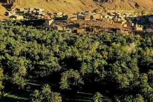 A desert city view photo