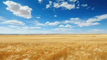 paisaje argentino pampa vasto ai generado foto