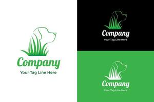 Dog Or Paws Pet Animal Care Logo Design Concept vector