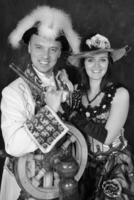 retro couple as pirates photo